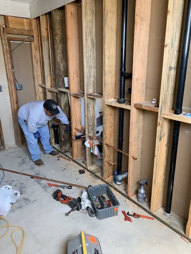Commercial rough-in plumbing for Water Heater Replacement in Costa Mesa